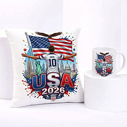 Personalized USA Football Gift Set: Football World-cup Gifts