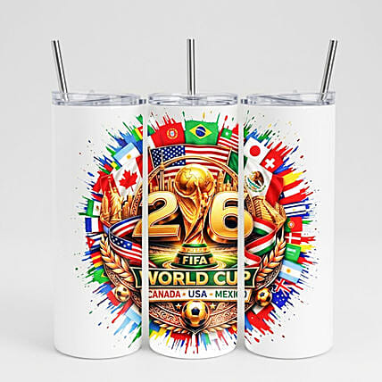 World Cup 2026 Fan Tumbler: 