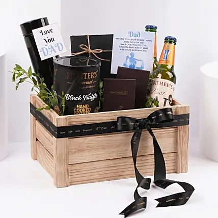 Dad Appreciation Treat Basket: Fathers Day Hampers