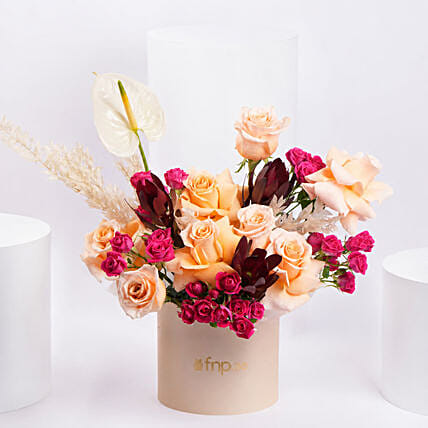 Luxury Desert Rose Mix Floral Box: 