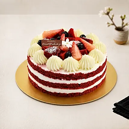 Red Velvet Cake For Birthday: Cake Delivery in Al Ain