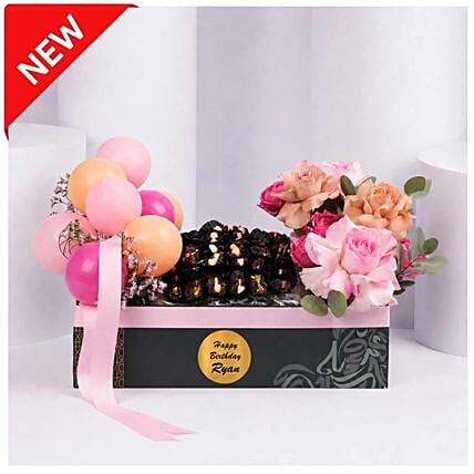 Stuffed Dates And Balloon Arrangement: 