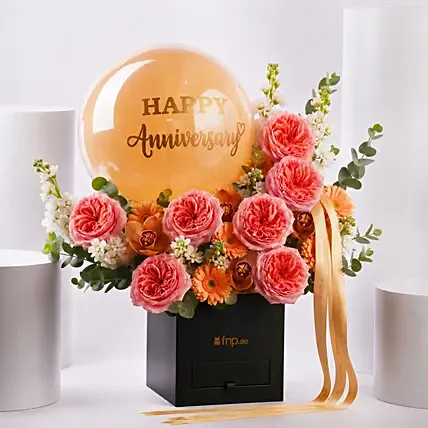 Anniversary Elegant Flower Box: Anniversary Gifts