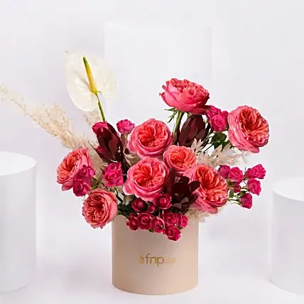 Luxury Desert Rose Mix Floral Box: 