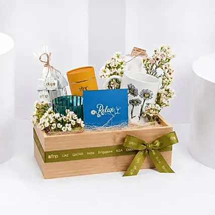 Relax and Welcome New Beginnings Gift Box: Chocolate Hampers