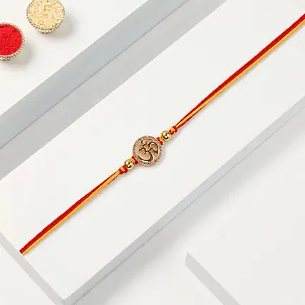 Gold Om Mauli Rakhi: Mauli Rakhi