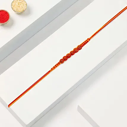 Rudraksha Mauli Rakhi: Rudraksha Rakhi 