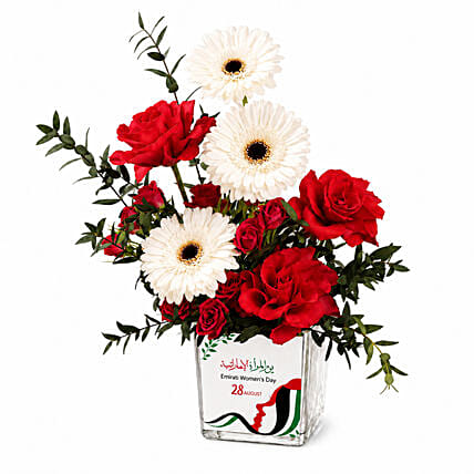 Luxury Emirati Womens Day Flower Arrangement: Emirati Women's Day Gifts