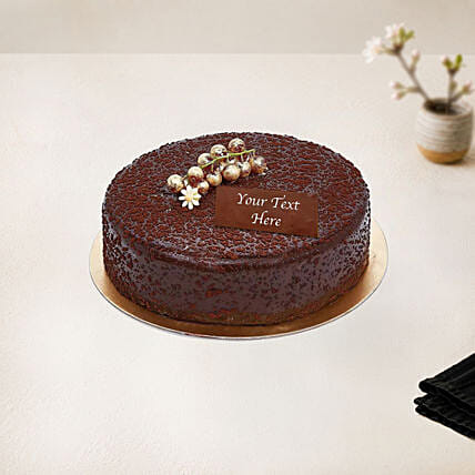 Guilt Free Dark Chocolate Cake: Diwali Cakes