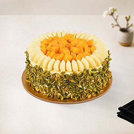Premium Mango Pistachio Cake: 
