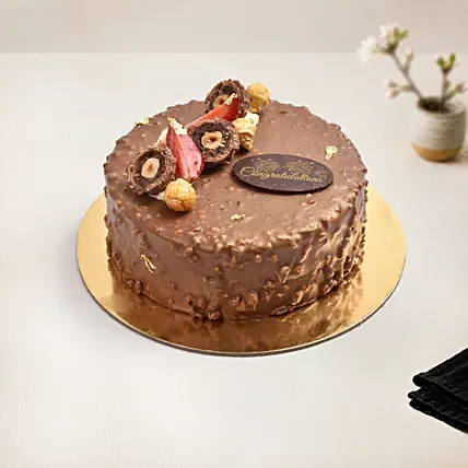 Congratulations Yummy Rocher Cake: Congratulations Cakes 