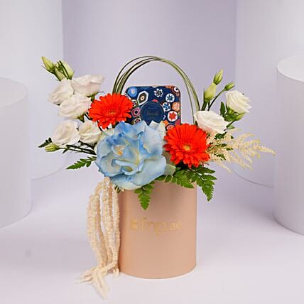Venchi Assorted Chocolates And Flowers Gift Box: Venchi Chocolates