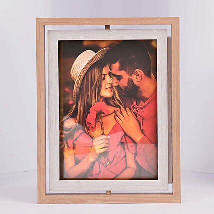 Moments Premium Wooden Photo Frame: Personalized Gifts
