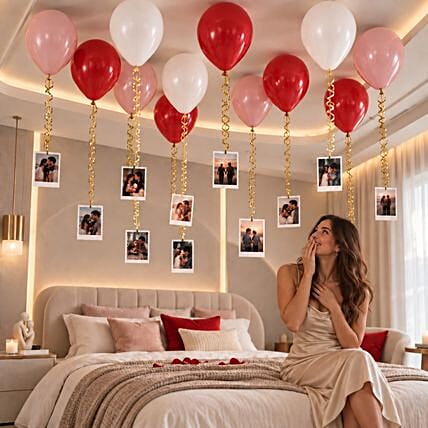 Personalised Helium Balloon Decor: Balloon Decoration