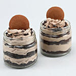 Choco Chip Dark Fantasy Cream Cake Jar Set of 2