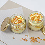 Crunchy Butterscotch Jar Cake Set of 2