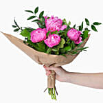 Elegant Pink Peonies Bouquet