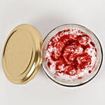 Flaming Red Velvet Jar Cake Set of 2