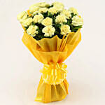 Gracefull 20 Yellow Carnations Bouquet