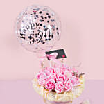 Jeune Balloon Flower Box Soap Flowers