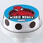 Marvel Spiderman Pineapple Photo Cake 1.5Kg