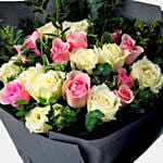 Pink And White Floral Love Bouquet