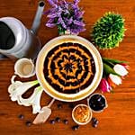 Tempting Blueberry Peanut Crepe Cake