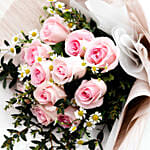 Titanic Rose Chamomile Bouquet