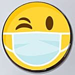 Wink Emoji Mask Chocolate Cake 1.5Kg