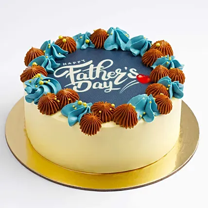 Happy Fathers Day Red Velvet Cake: Send Gifts to Oman