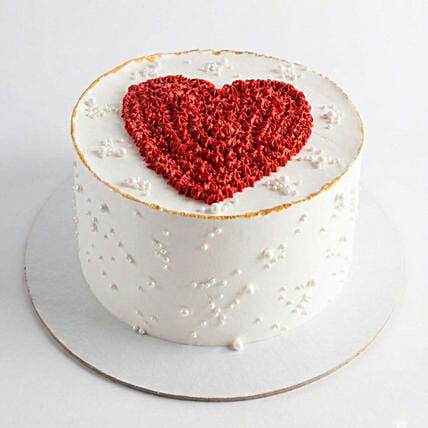 Red Velvet Heart Surprise Cake: Valentines Day Gifts to Oman