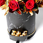 Golden Moments With Roses