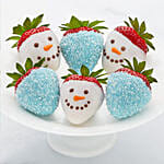 Snowman Chocolate Dipped Strawberries