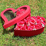 Red Heart Box Of Red Roses
