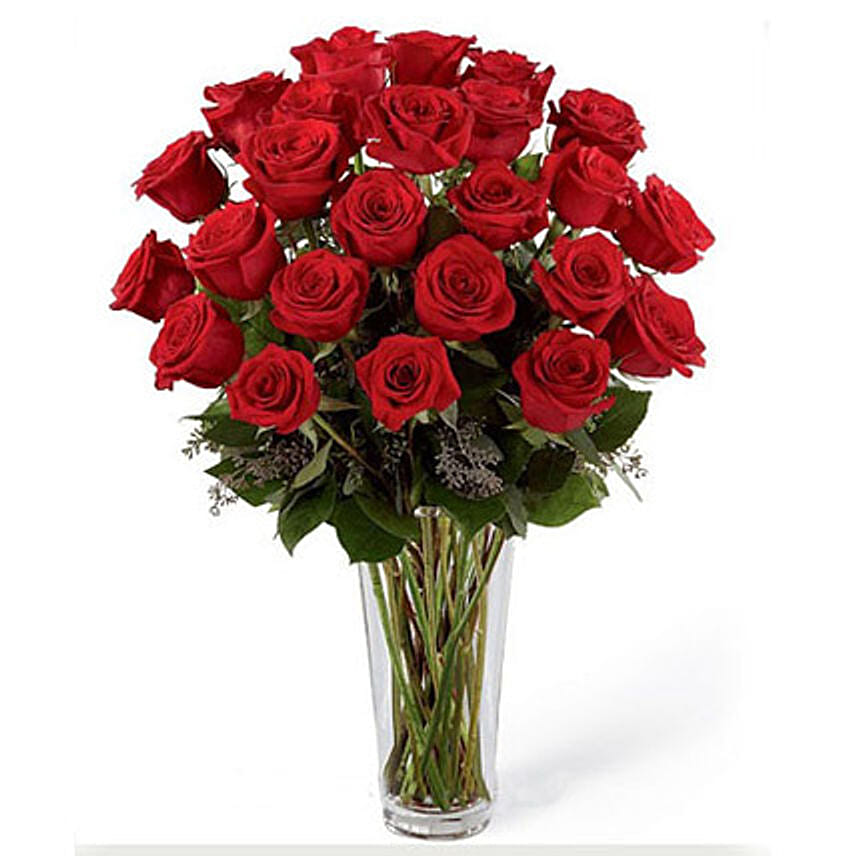 24 Red Roses Arrangement QT: 