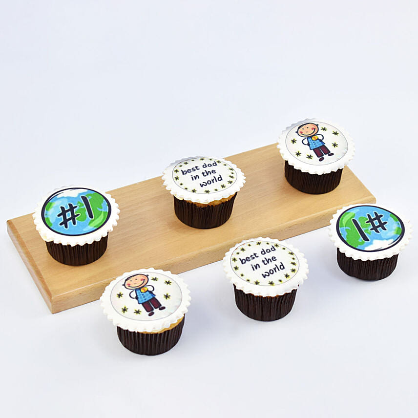 Best Dad In The World Cupcakes: 
