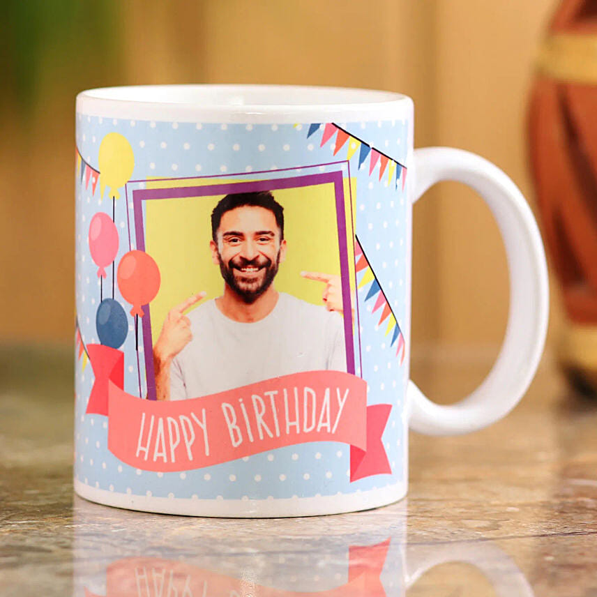 Birthday Boy Personalised Mug: 