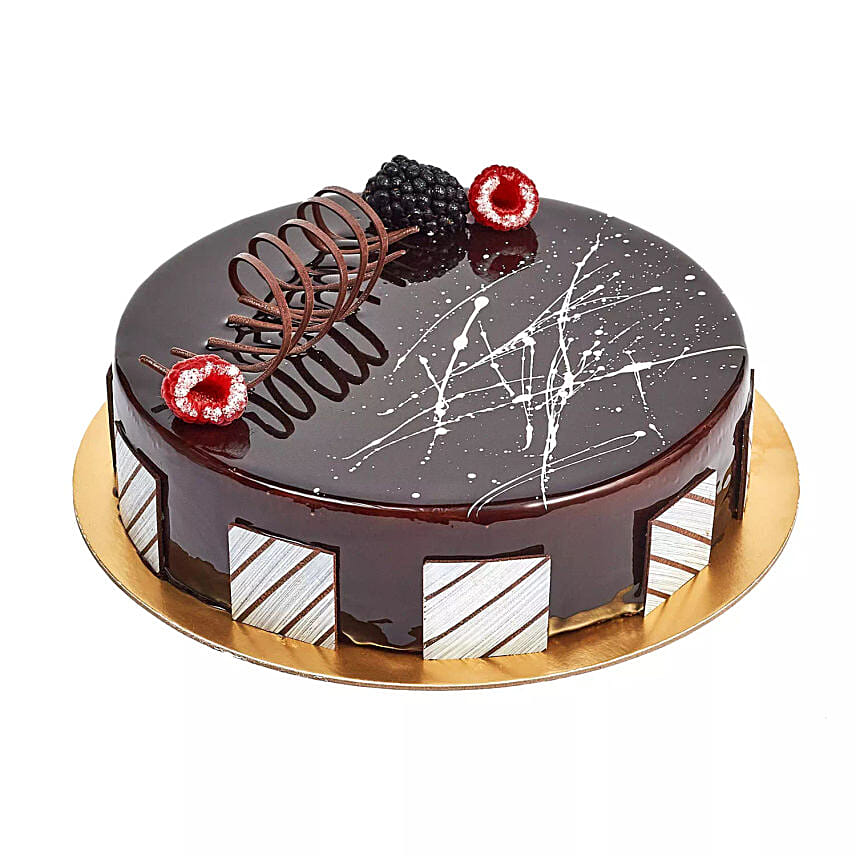 Chocolate Truffle Cake: Send Anniversary Cake To Qatar 