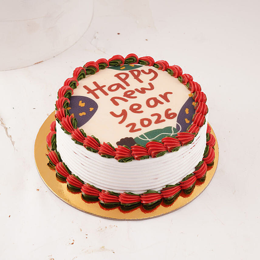 New Year Celebration Cake: 
