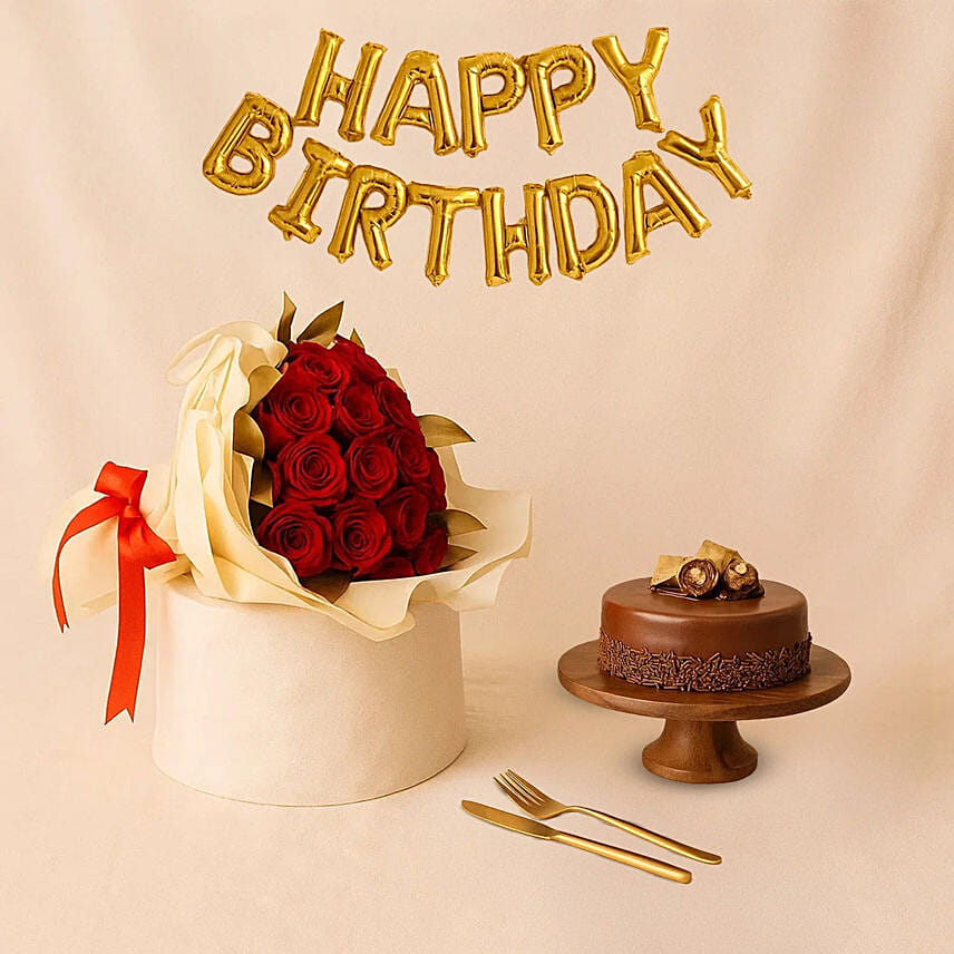 Delightful Red Moment: Send Birthday Gifts to Qatar