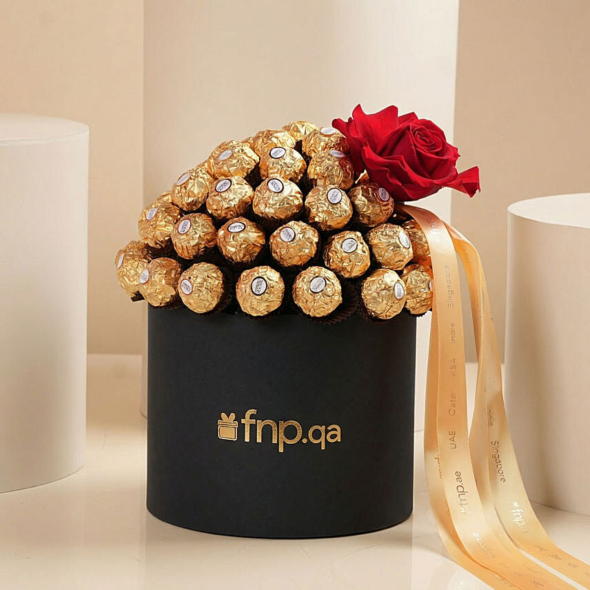 Golden Love Indulgence: Send Ferrero Rocher Chocolates to Qatar