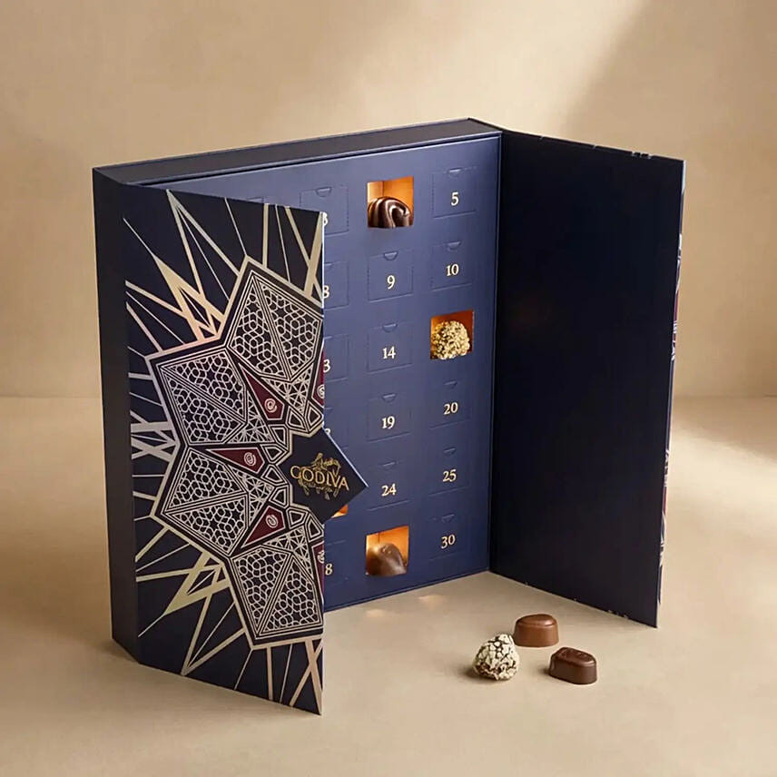 Godiva Ramadan Advent Calendar &ndash; 30 Pieces Chocolate Gift Box: 