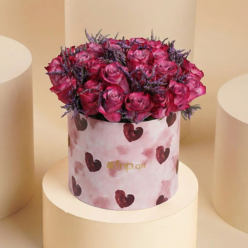 Eternal Purple Roses for Mom: Send Mothers Day Gifts to Qatar