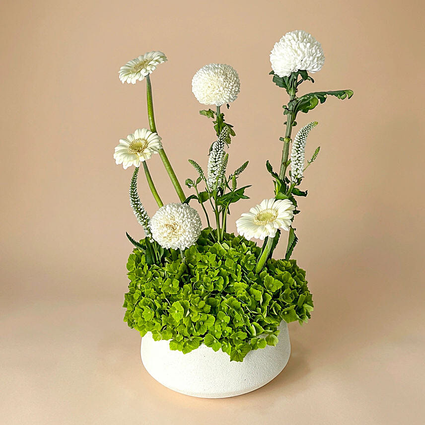 Ivory & Jade Love Arrangement: 