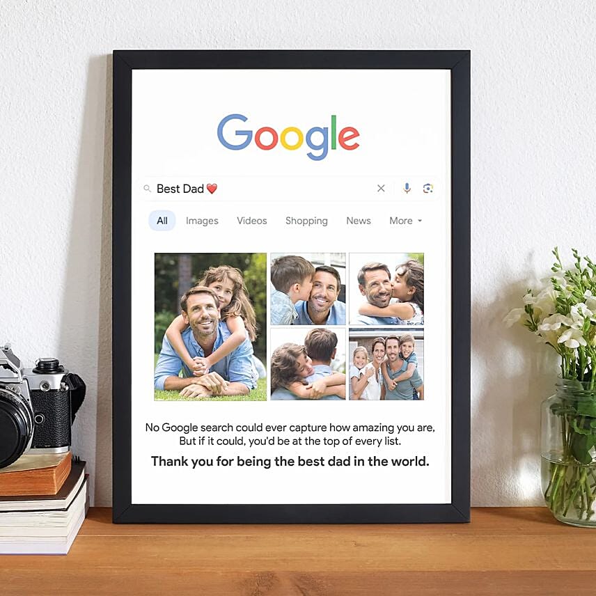 Amazing Father Photo Frame: 