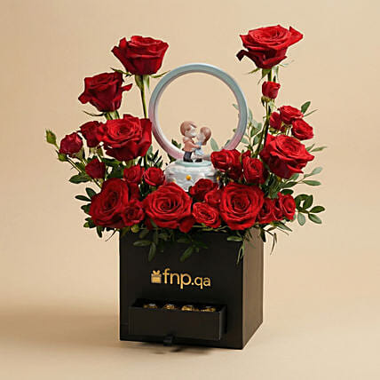 حديقة زهور العشاق | هدية عيد الحب: هدايا عيد الحب قطر