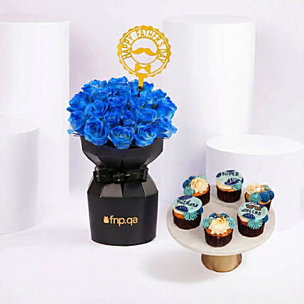 Father's Day Roses And Cupcakes: Fathers Day Gifts to Qatar