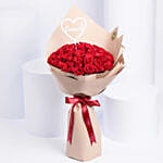 50 Red Roses Beautiful Love Bouquet