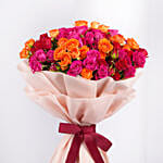 Baby Rose Bouquet in Vibrant Colors