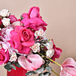 Baby Rose Pink Flower Arrangement